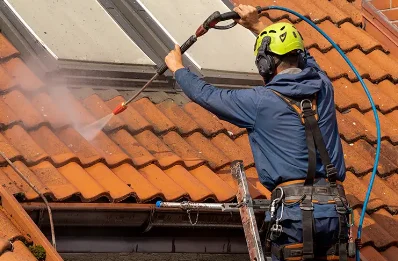 Démoussage et hydrofuge de toiture à Vitrac